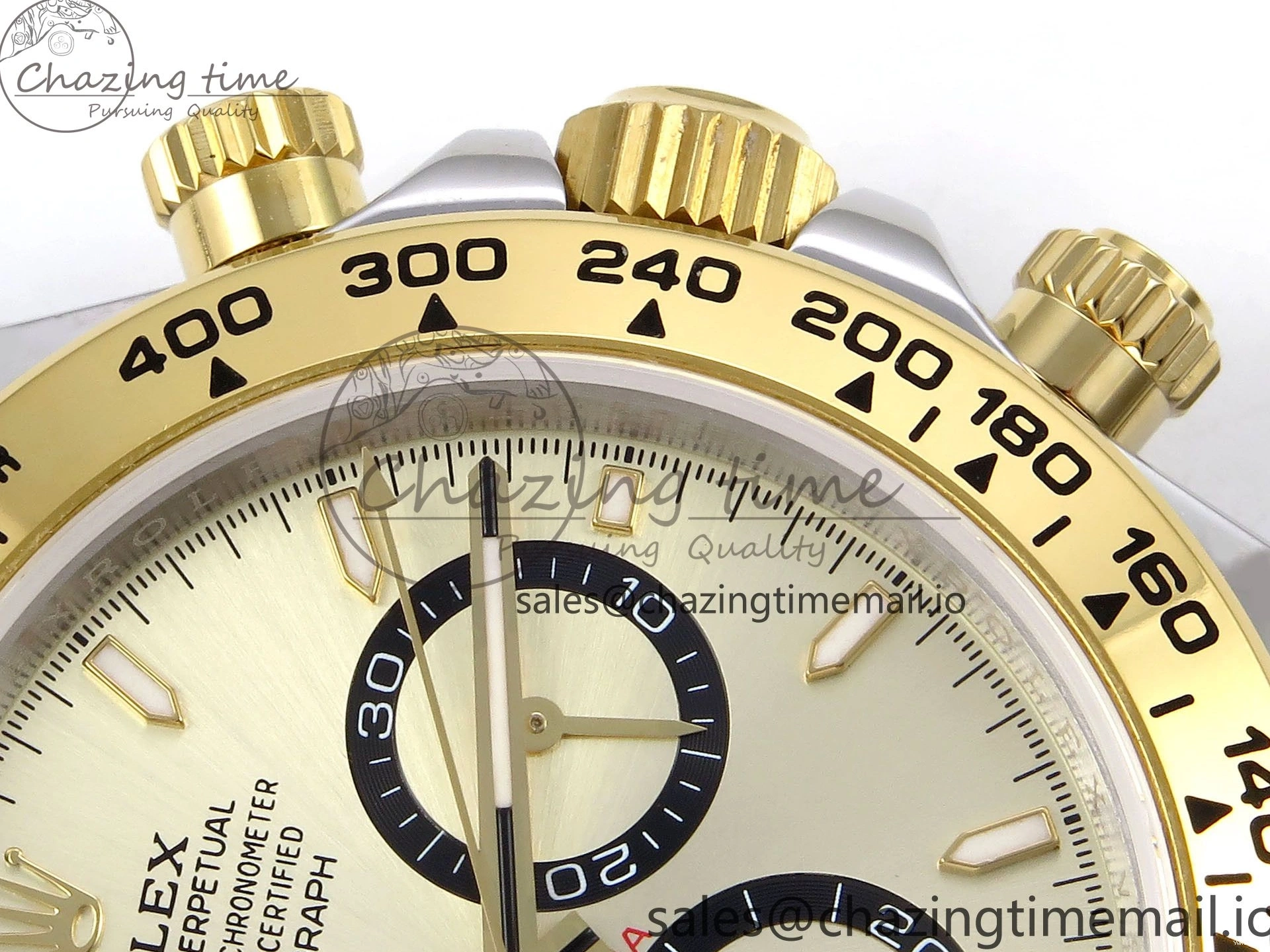 YG Daytona QF SS 1:1 Braclet YG V5 on Dial Best SH4131 126503 Edition 0428